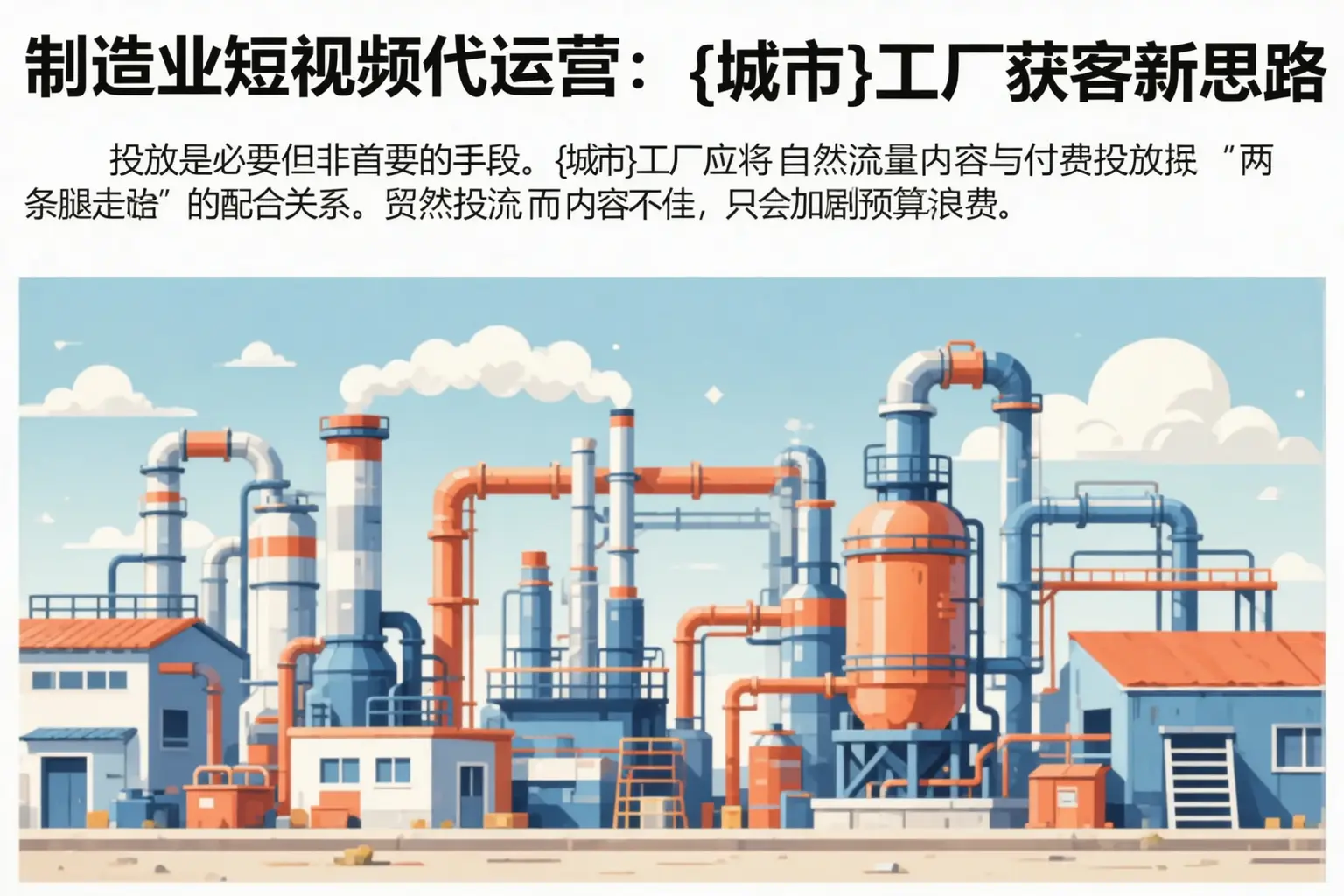 制造业短视频代运营：乐平工厂获客新思路